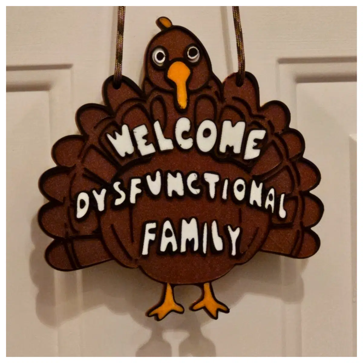 Dysfunctional Family Welcome Sign Family Security Label Relative Identification Emergency Notification Family Recognition Plate