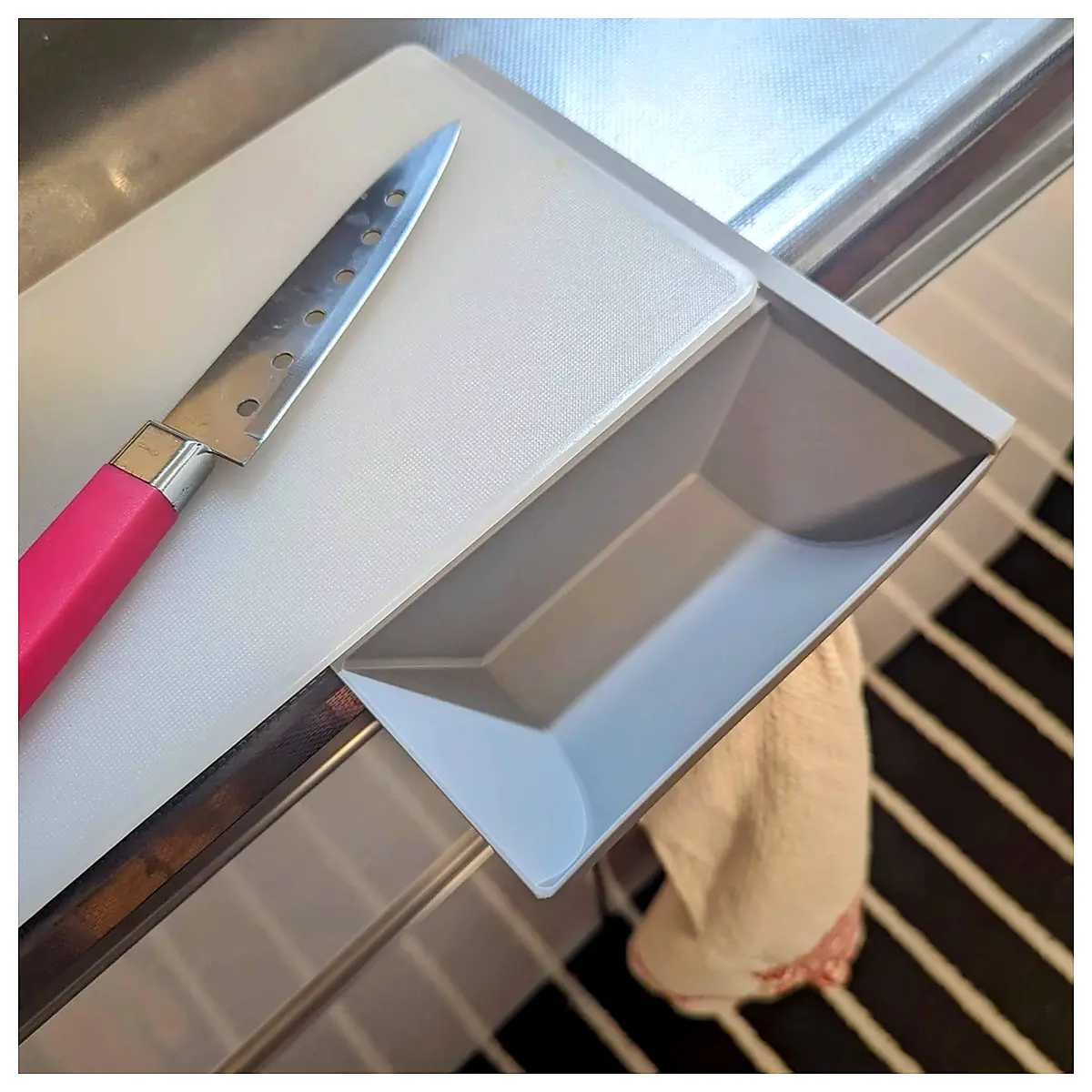 Cutting Board Holder Waste Bin No Support Kitchen Accessories Cleaning Storage Cutting Board Parts