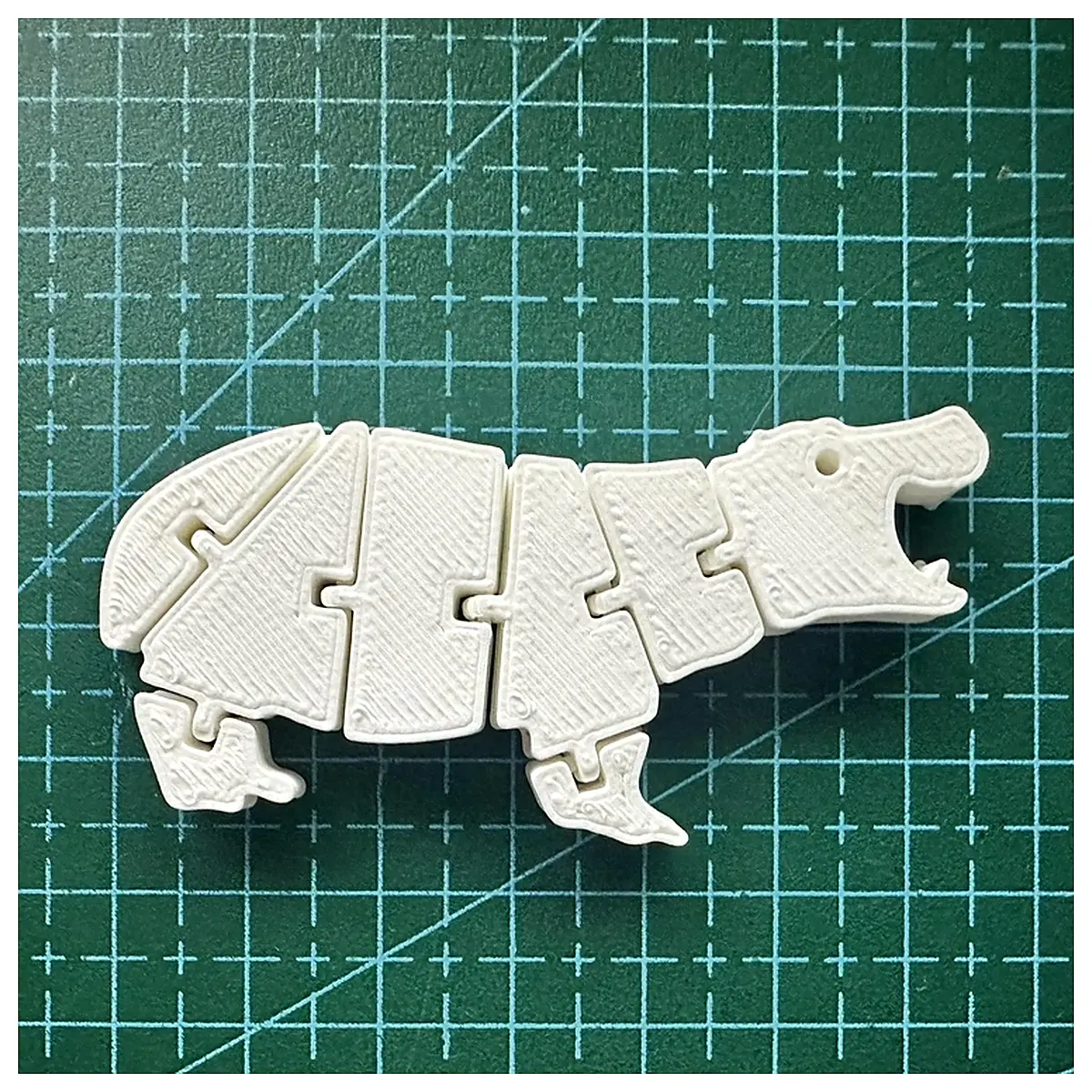 Elastic Hippopotamus Parts Rubber Hippopotamus Toy Hippopotamus Animal Figure Hippo Toy Repair Hippo