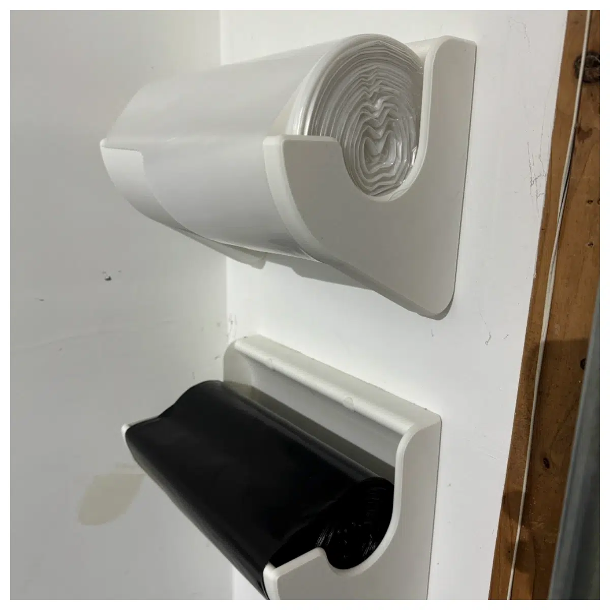 Trash Bag Racks Kitchen Waste Bin Holder Bag Support Stand Garbage Can Accessories Home Storage Trash Bag Fixation Device