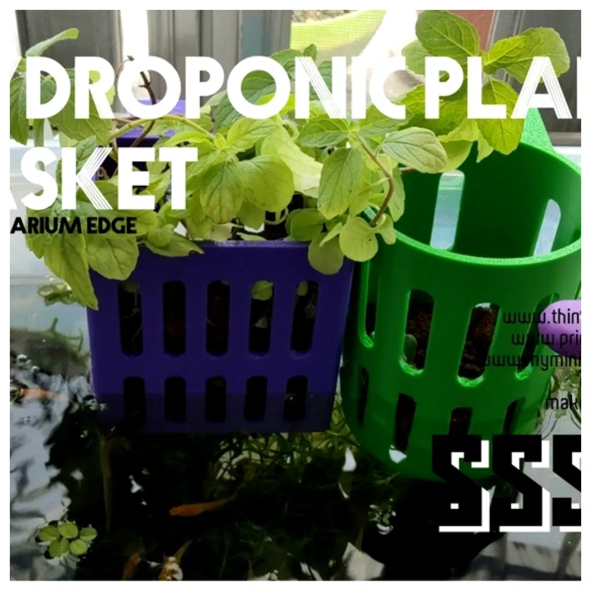 Hydroponic Plant Basket Hanging Planter Indoor Garden Vertical Greens Nutrient Container Planting Tools Potting Equipment