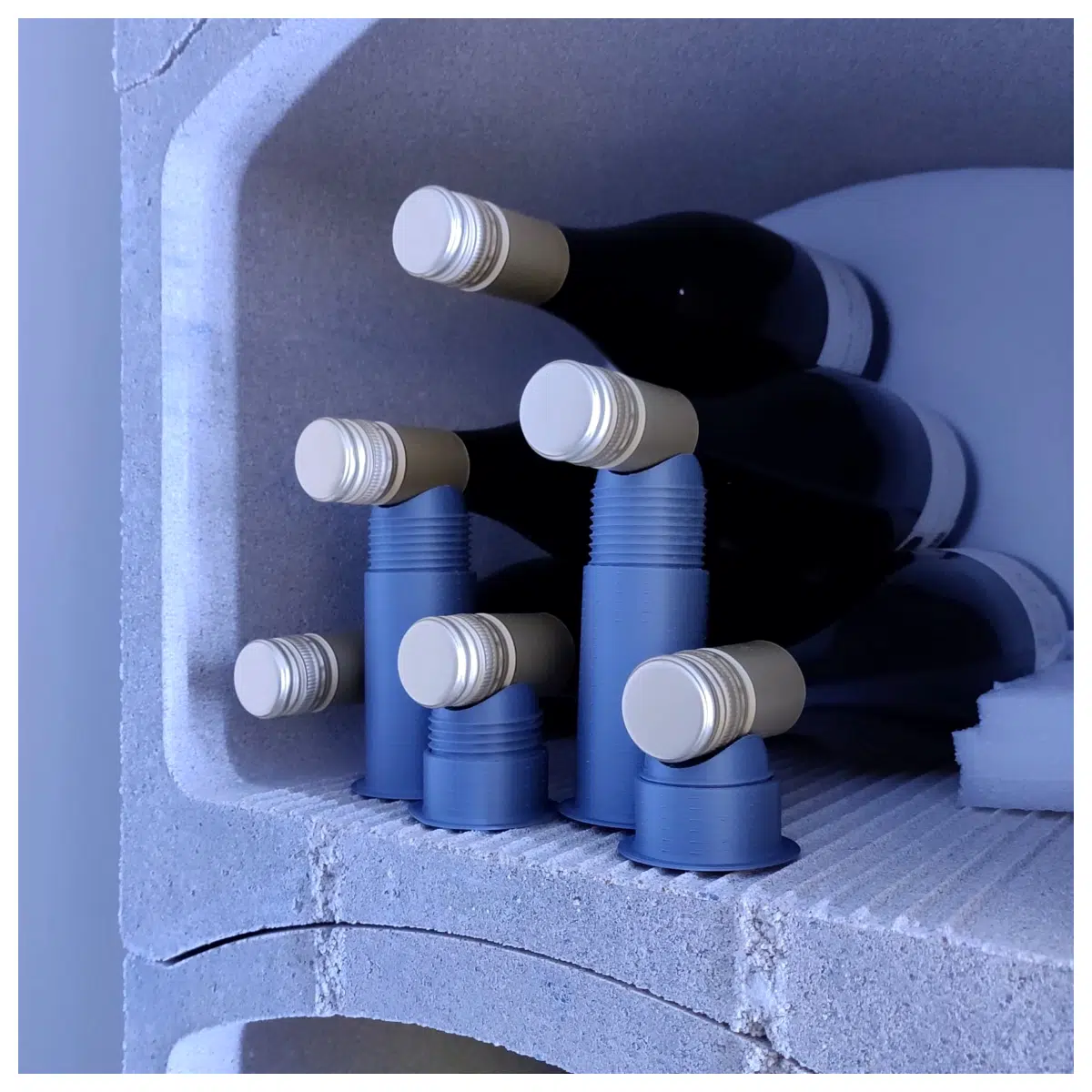 Wine Bottle Holder Wine Rack Decanter Stand Wine Glass Display Protection Support Easy to Use
