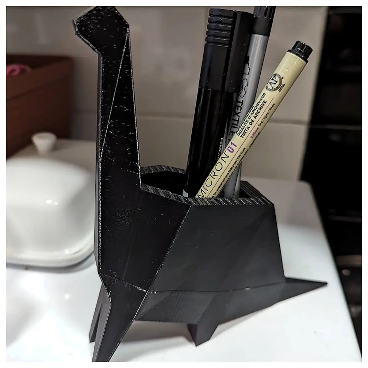 Dinosaur Pencil Holder Creative Decor Collection Dinosaur Model Gift Creative Storage