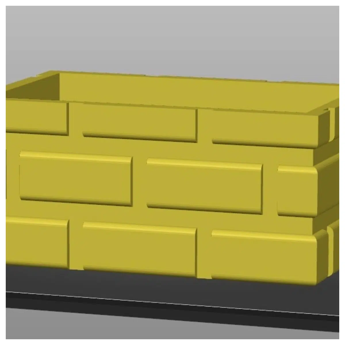 Brick Pattern Box Toy Storage Container Kids Gift Decorative Box Creative Box Multi Purpose