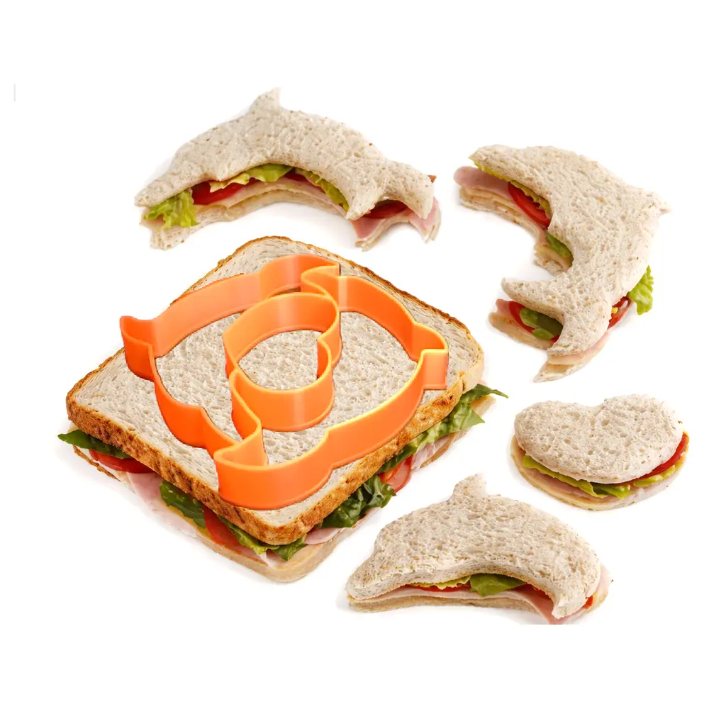 Sandwich Cutter Bread Slicer Toaster Loaf Cutter Breakfast Tools Multi Function Slicer Fast Slice