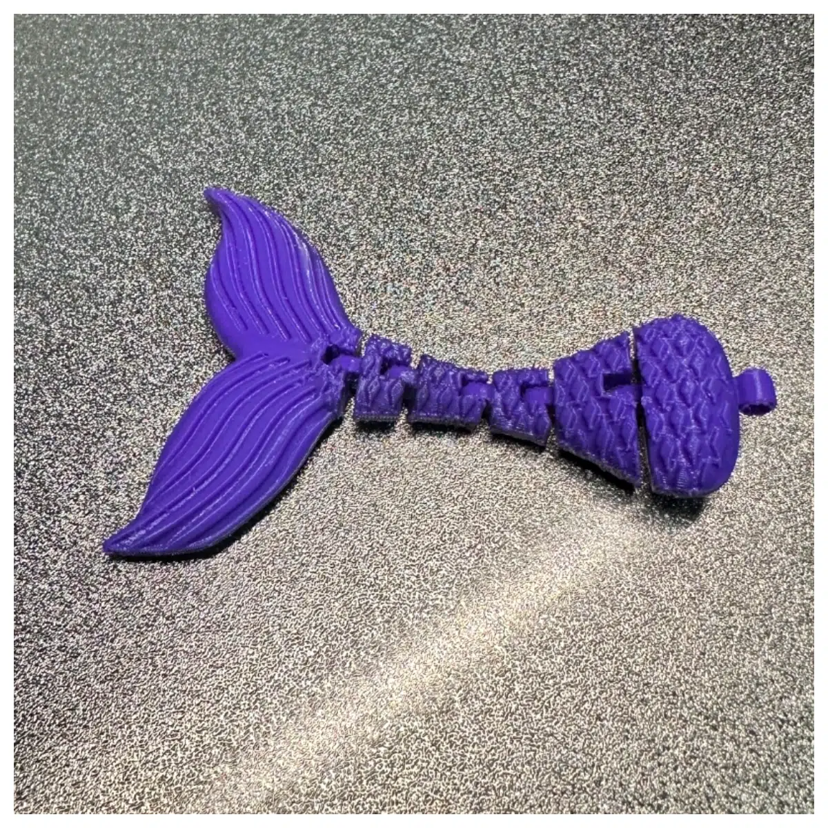 Expandable Mermaid Tail Keychain Hinged Tail Decoration Sailor Outfit Accessory Pool Toy Mermaid Parts