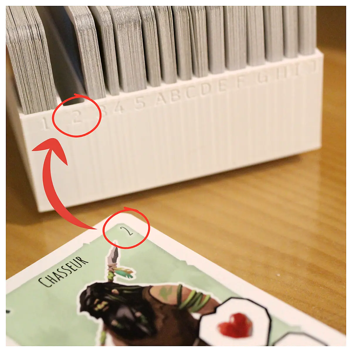 Prehistoric Card Organizer Collection Box Card Storage Box Game Card Holder Cards Game Accessories