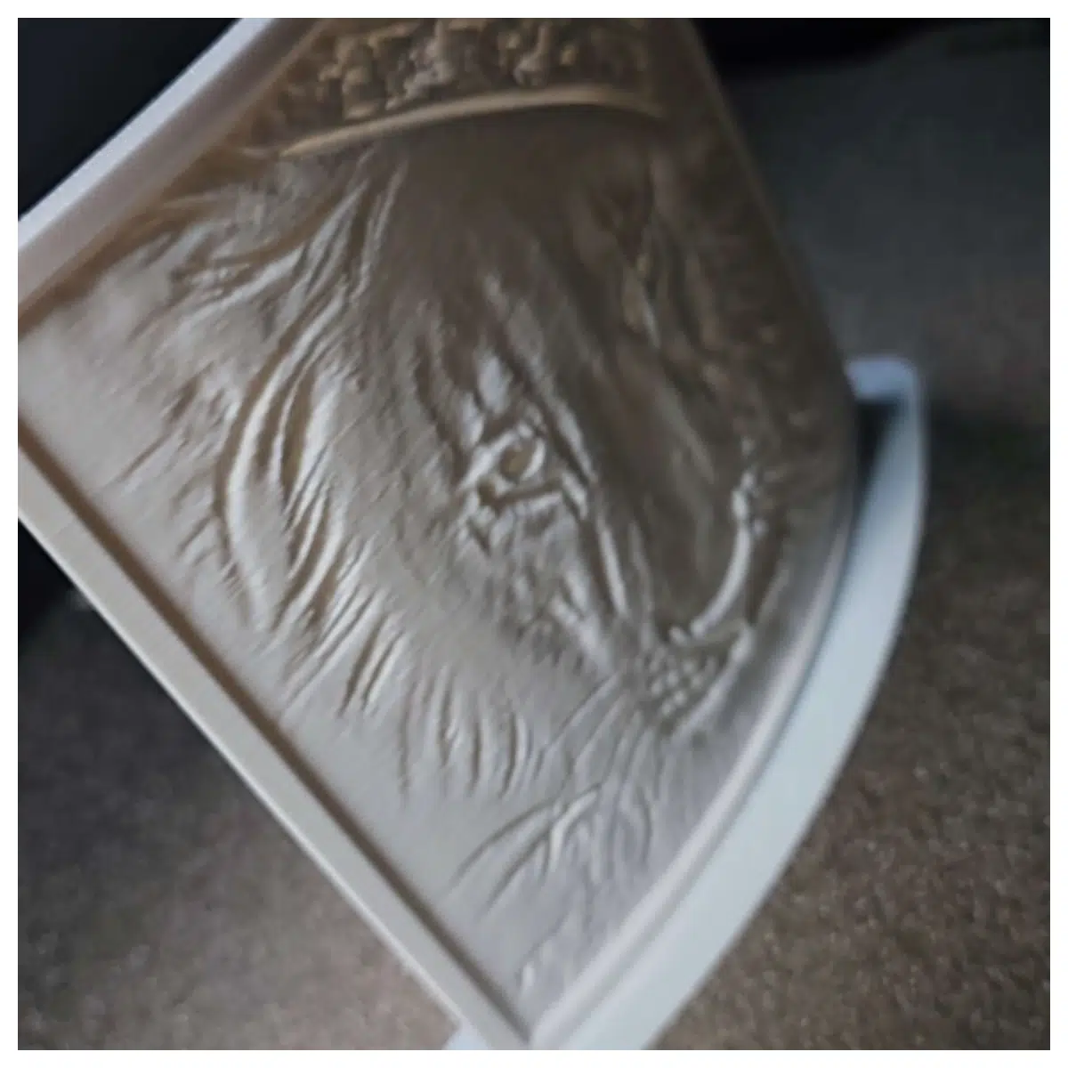 Translucent Relief Lion King Crown Creative Lighting Decor Living Room Bedroom Illumination Lion Crown