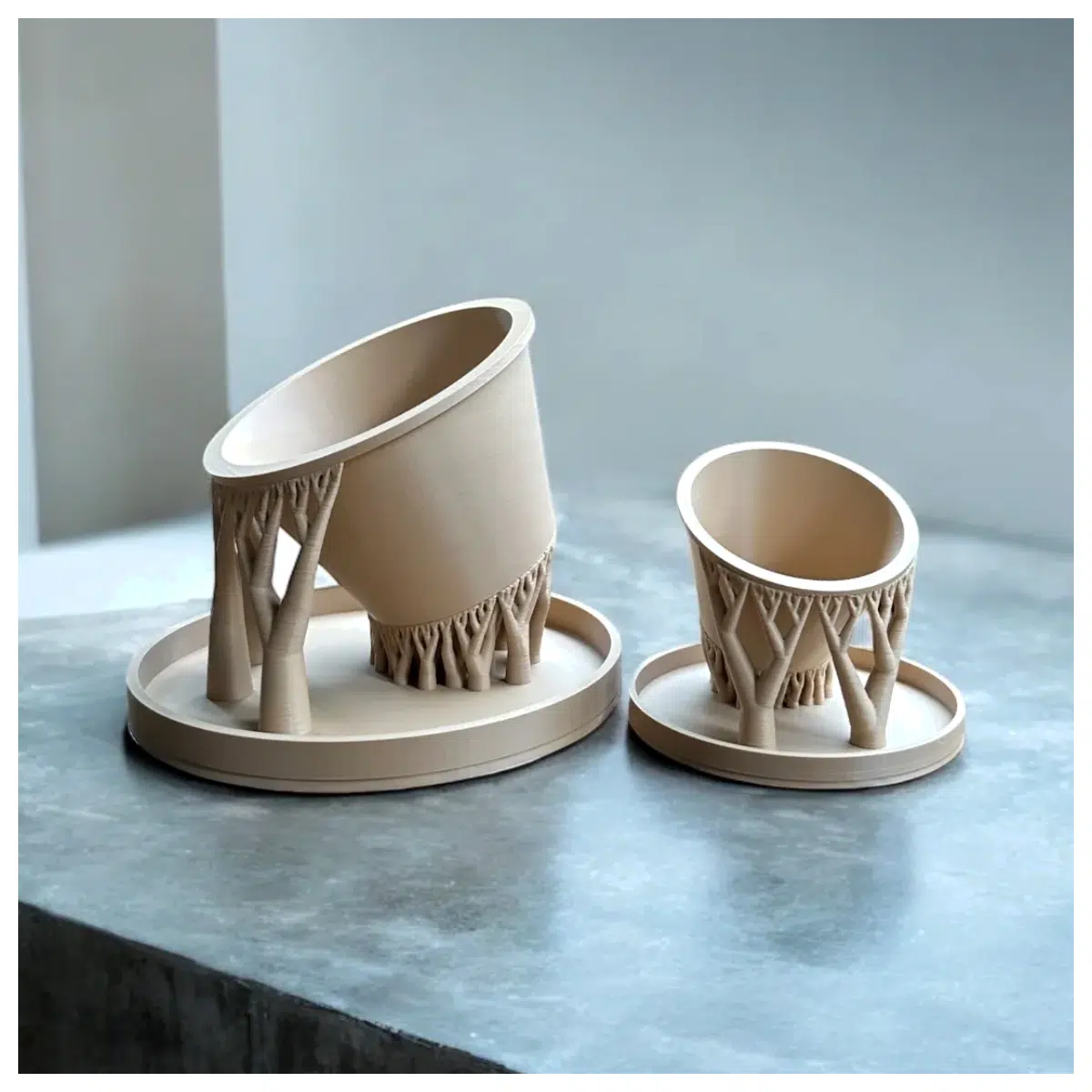 Slanted Flower Pot Creative Gardening Indoor Flower Planter Hanging Flower Box Planting Container Succulents Shelf