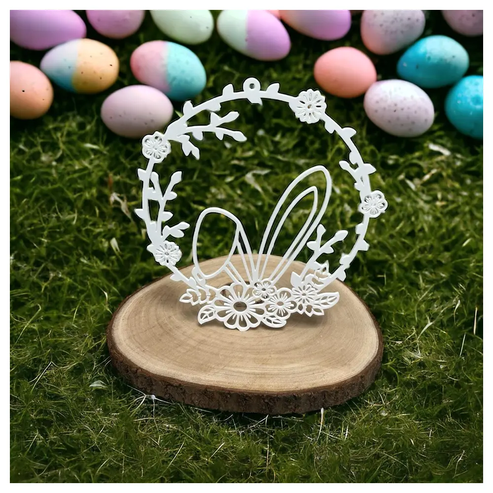 Easter Wreath Bunny Decoration Easter Wreath Festive Wreath Floral Wreath Easter Decor