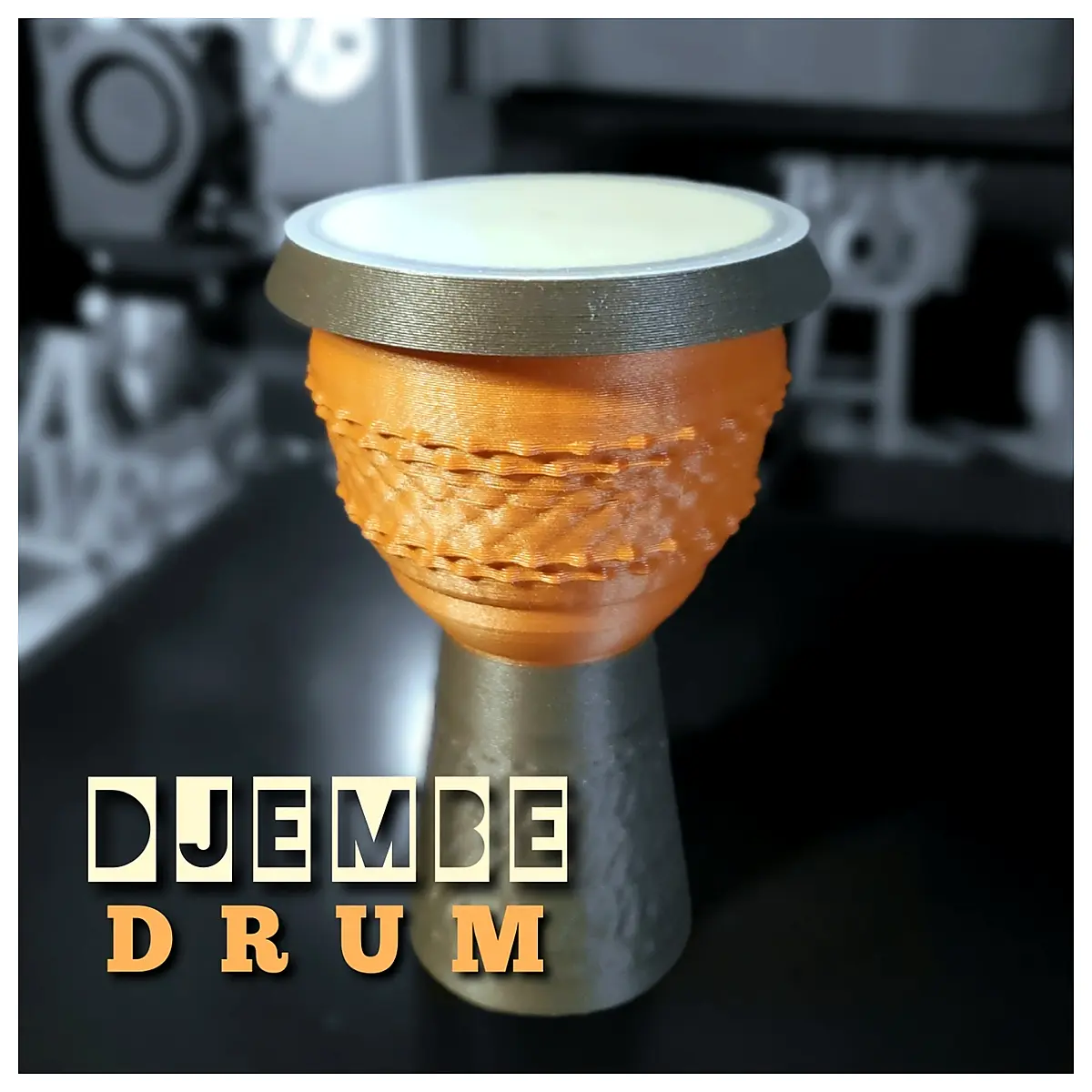 4 Inch Jam Block Instrument 3D Printed Versatile Sounding Percussion Drum Accessories Music Gear