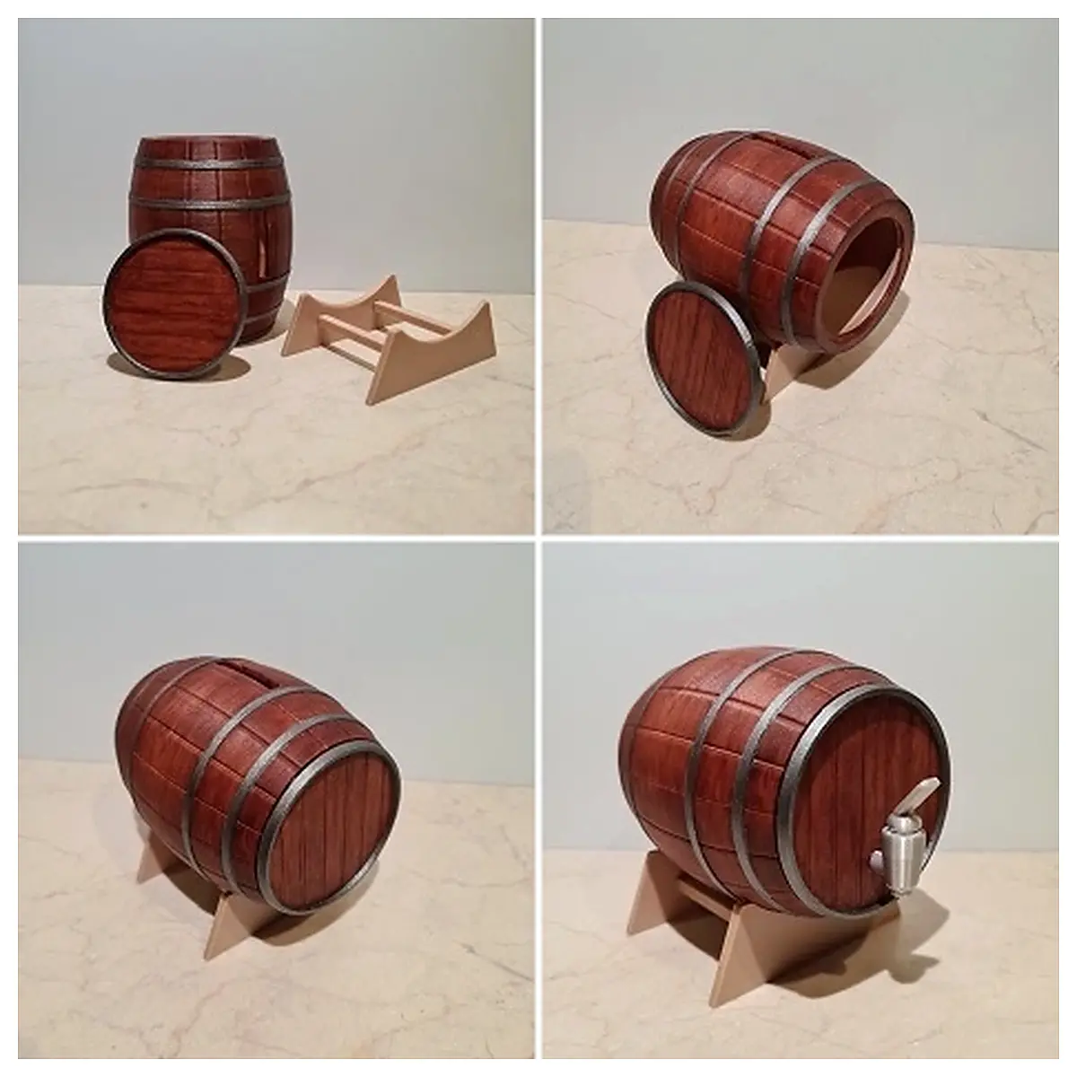 Round Cylinder Savings Can Bucket Savings Container Money Box Home Storage Savings Jar Parts Accessories