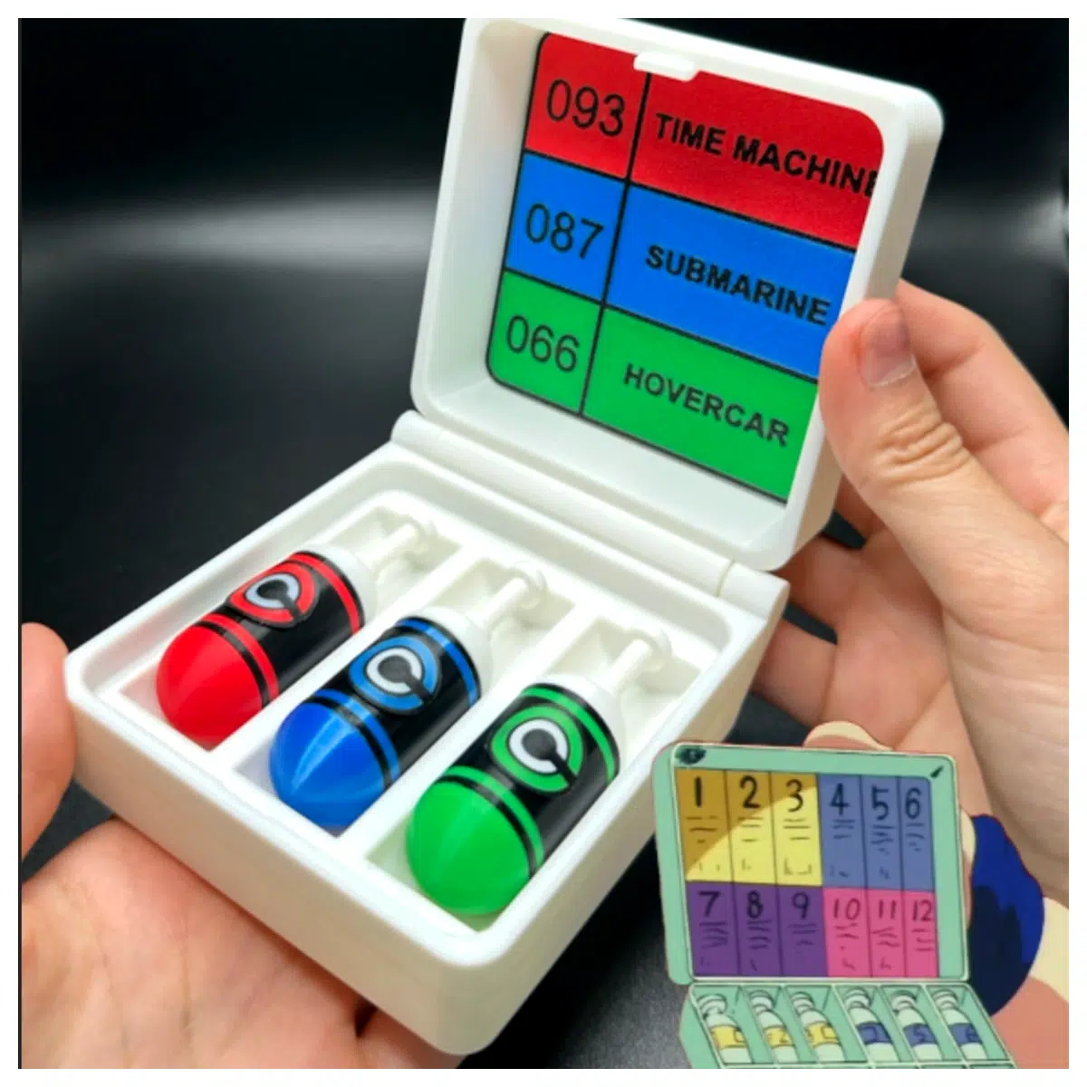 Capsule Storage Box Pharmaceutical Container Granule Storage Medication Packaging Supply Storage