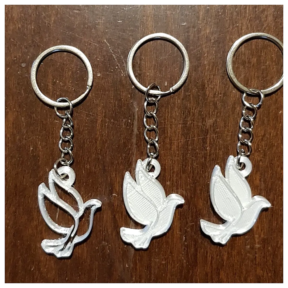 Easter Pigeon Keychain Creative Gift Pigeon Decoration Easter Decoration Keychain Memorial Keepsake