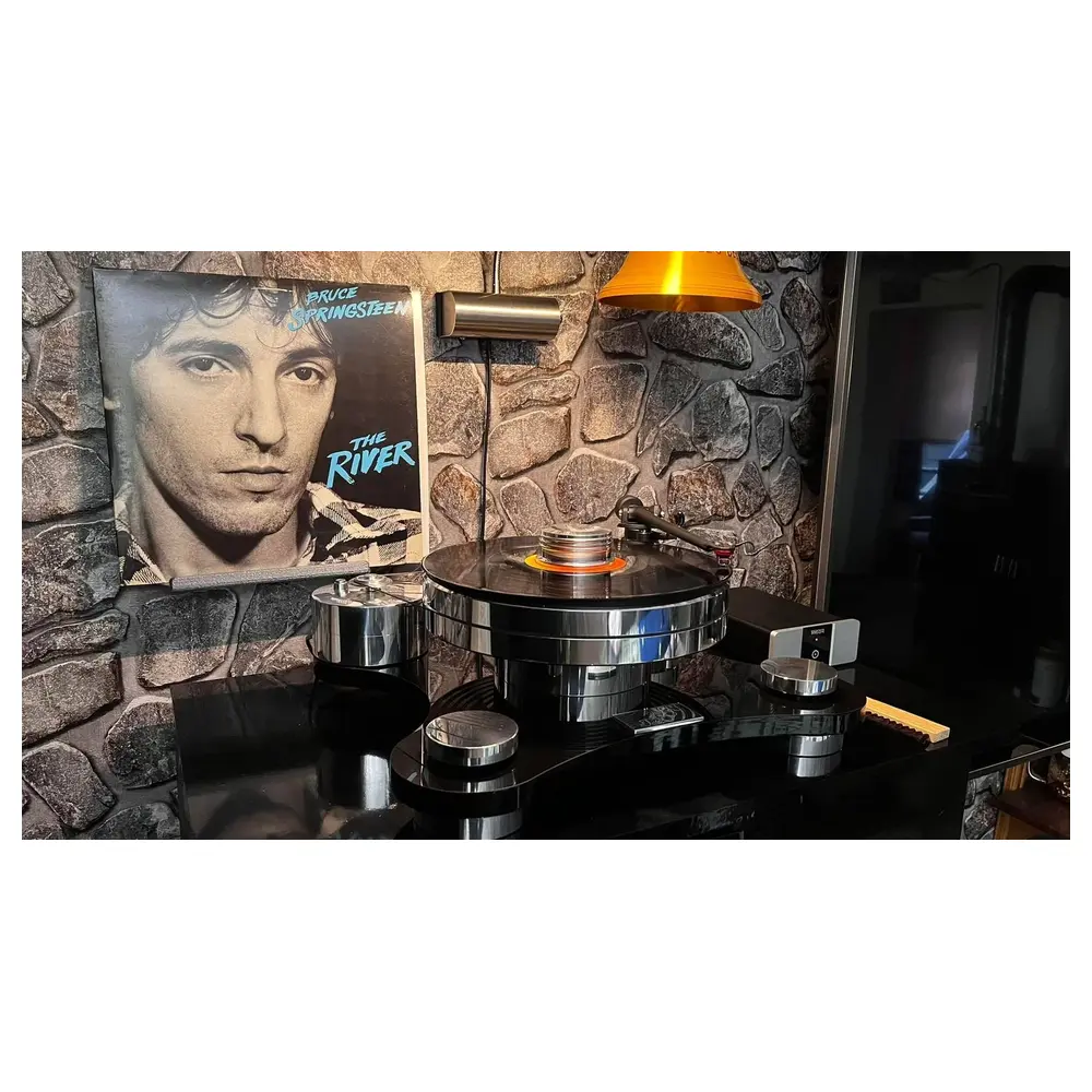 Vintage Vinyl Record Stand Display Holder Player Collection Protection Magnetic Tape Support