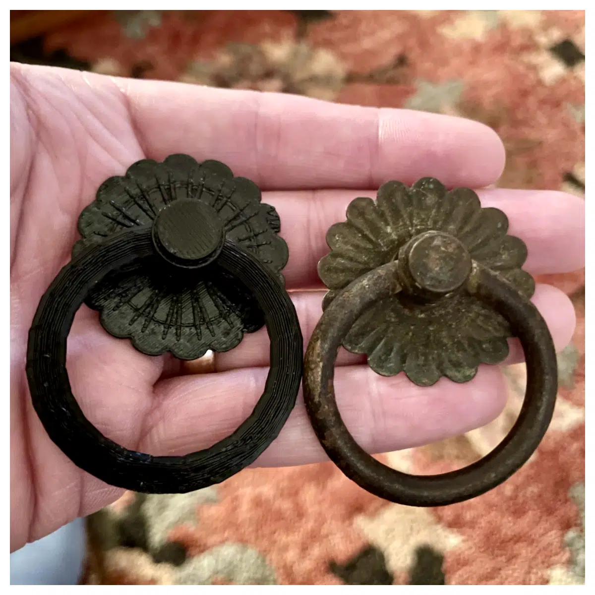 Vintage Drawer Handles Knobs Cabinet Hardware Decor Repair Parts Classic Furniture Accessories