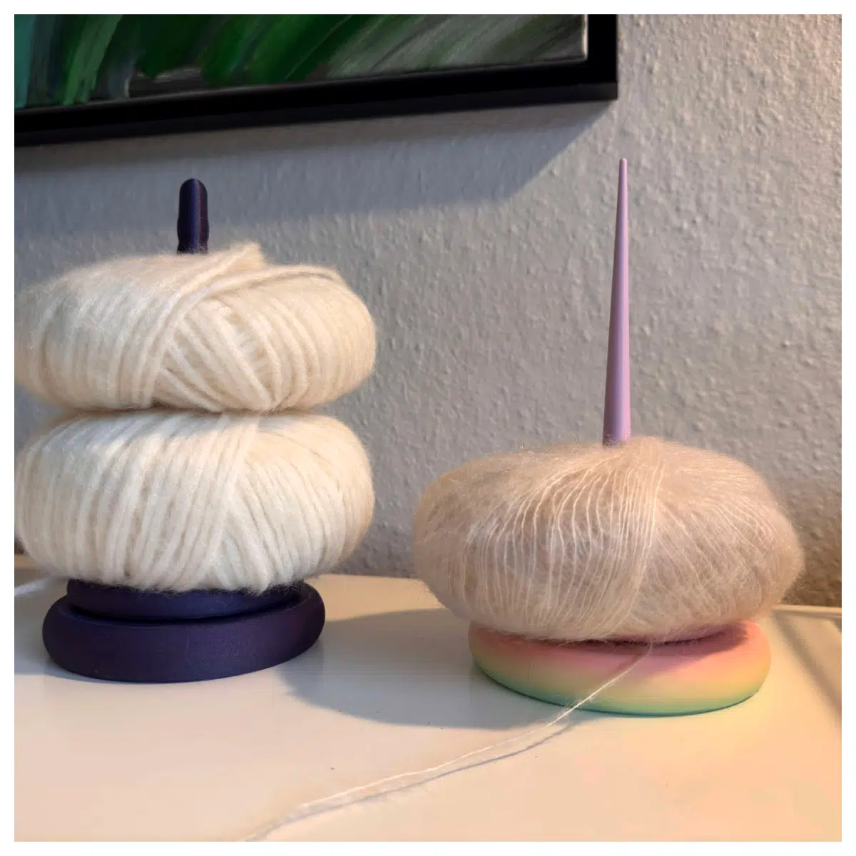 Yarn Spinning Bobbin Support Single Double Bolt Bobbin Holder Spinning Accessories Yarn Fixing Device Premium Support
