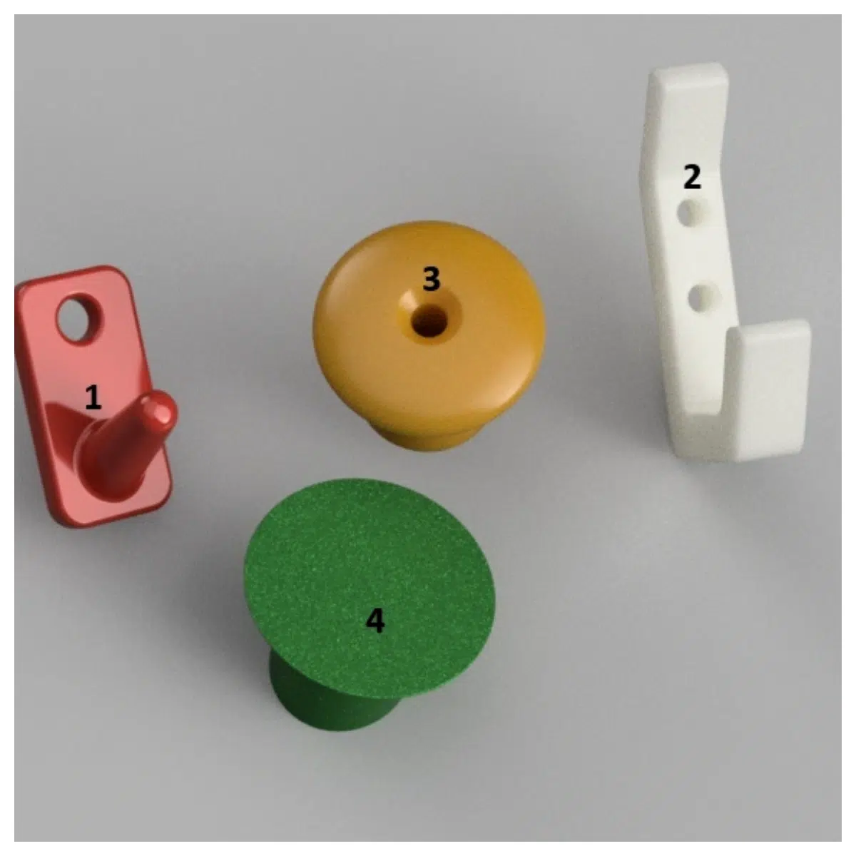 duty adhesive wall hooks for coats bathroom organizers sticky no drill hanging storage rack