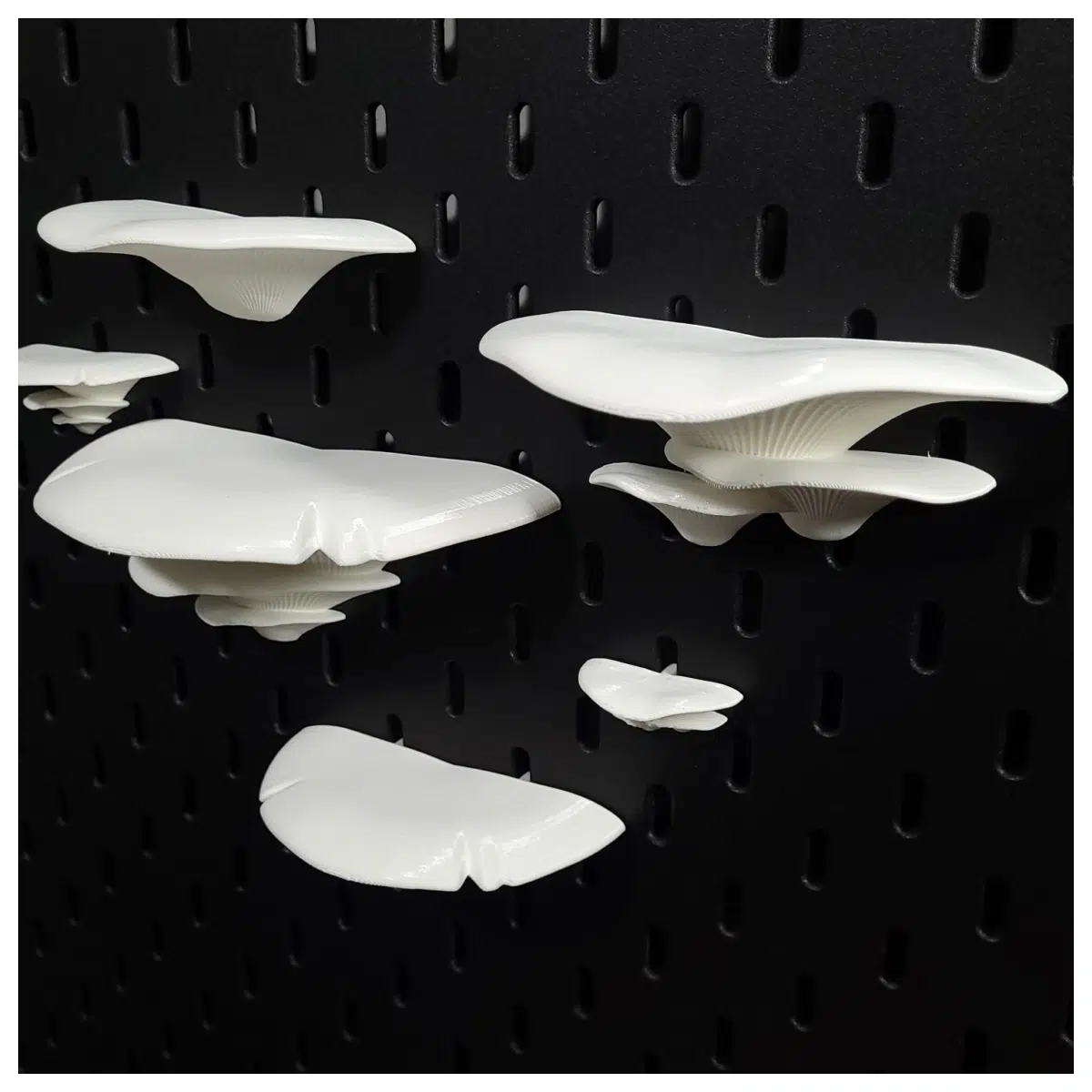 Mushroom Shelves Storage Shelves Kitchen Organizer Wall Mounted Multi Tiered Display Stand Space Saving Home Decor