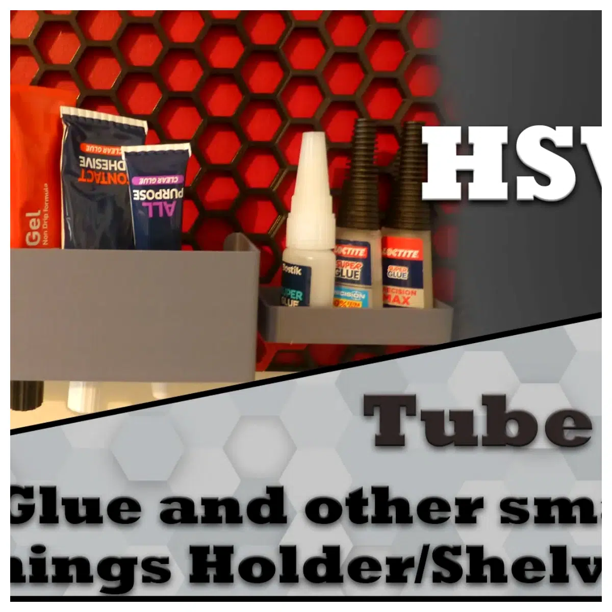 Honeycomb Wall Pipe Holder Glue Bottle Shelf Bracket Wall Mounting Organizer Honeycomb Panel Accessories Pipe Support System