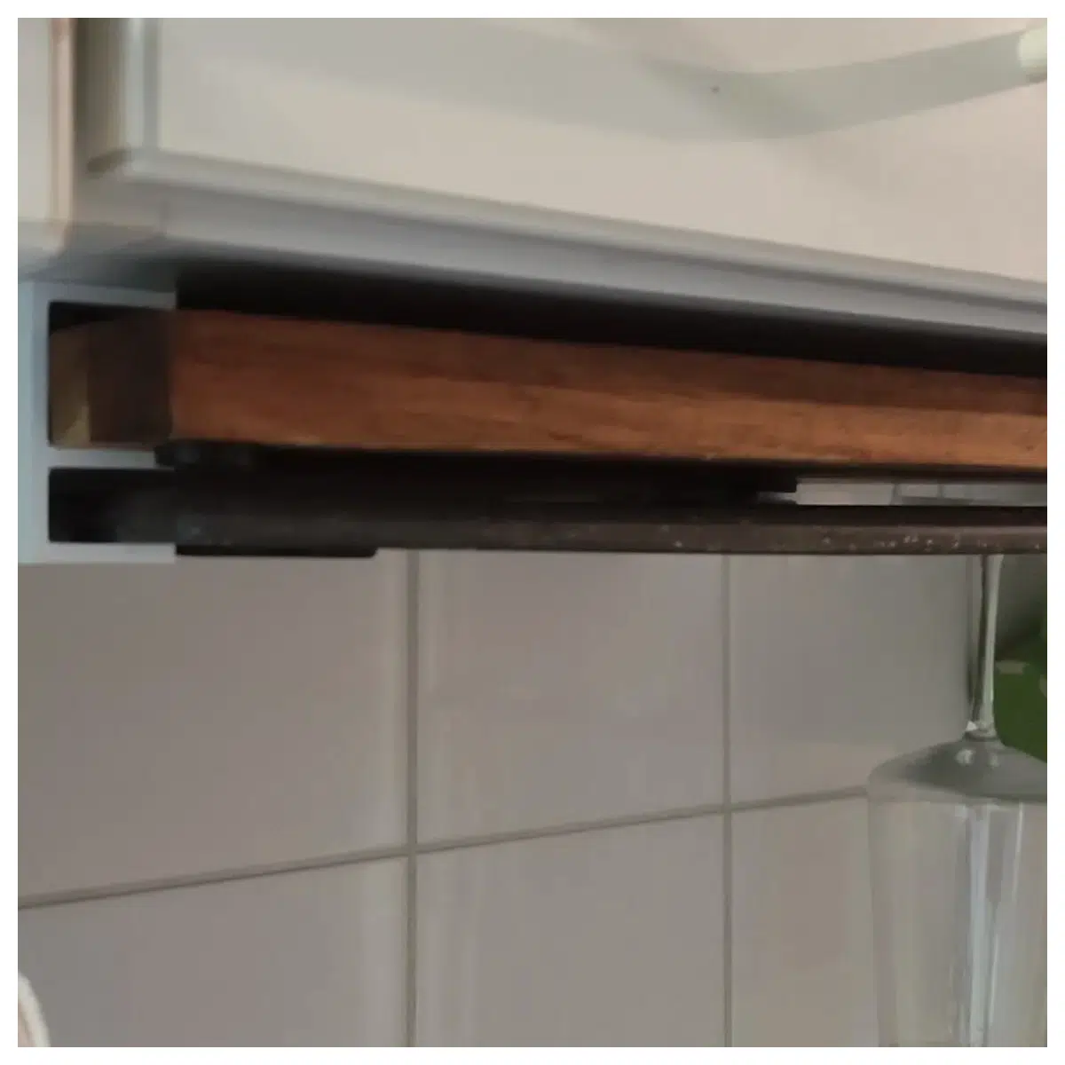 Cabinet Under Sink Cutting Board Holder Kitchen Shelf Vegetable Prep Support Storage Space Saver Organizer