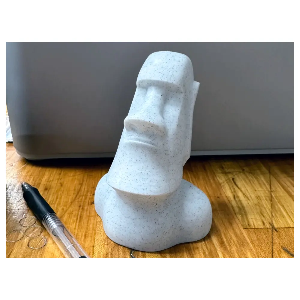 4 Inch Easter Island Moai Statue No Hanging Parts Miniature Model Decoration