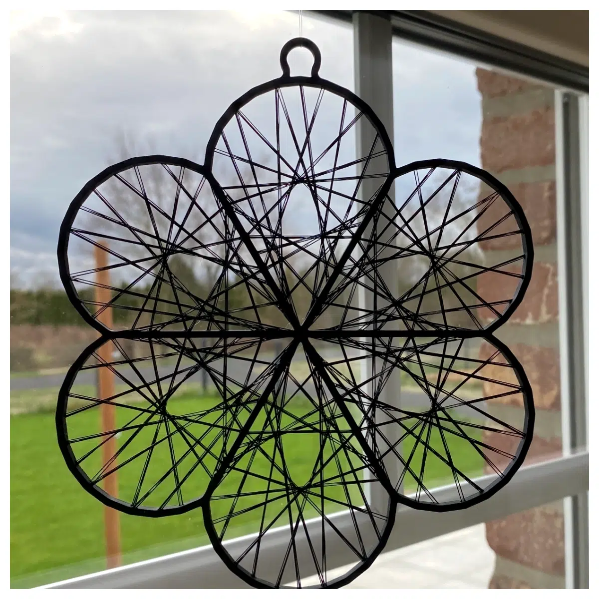 Line Art Flower 6 Piece Set Repair Replacement Parts Decoration Home Decor Multifunctional