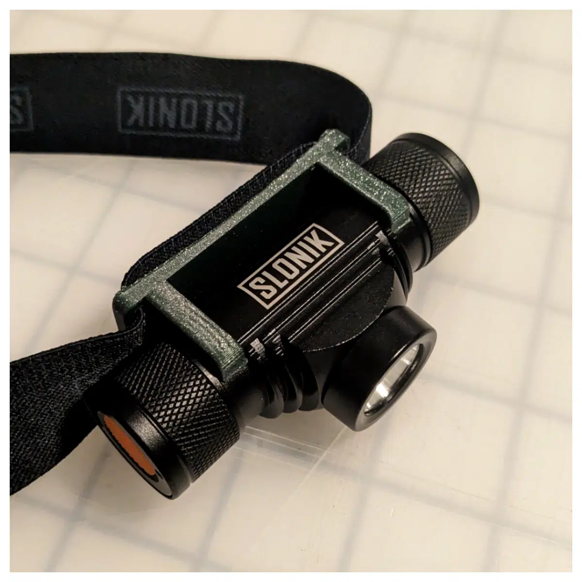 Slonik 18650 Battery Headlamp Mount Replacement Outdoor Lighting Accessory Emergency Parts Mount Replacement Repair Components