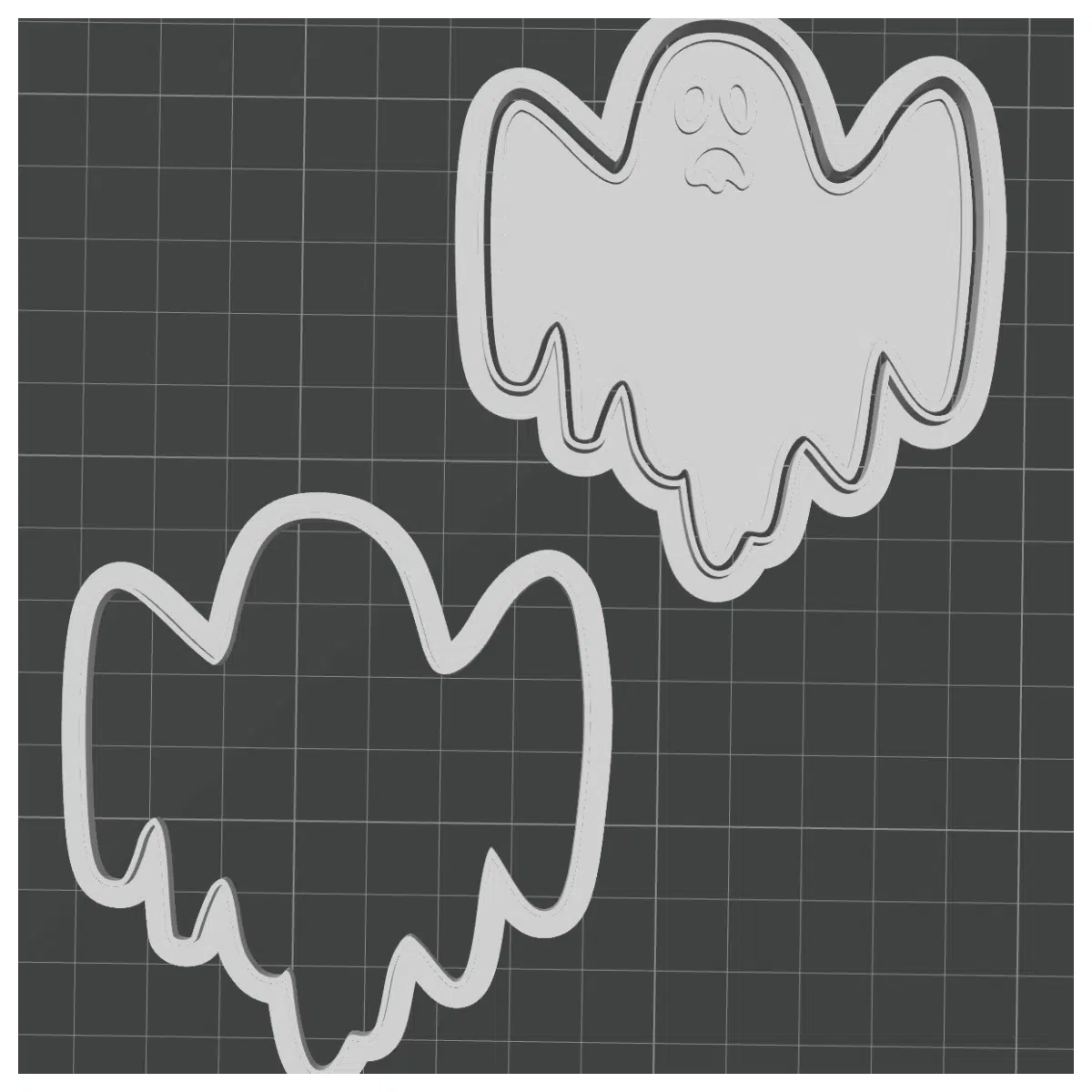 Ghost Cookie Cutter Set B Version Cartoon Cookie Molds Baking Supplies DIY Cookie Decorating Cute Cookie for Halloween