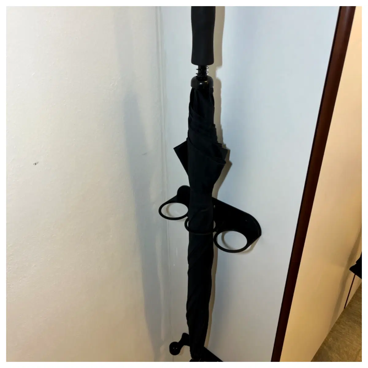 Wall Mounted Umbrella Holder Hook 3 Item Storage Outdoor Rain Protection Indoor Hook Umbrella Stand