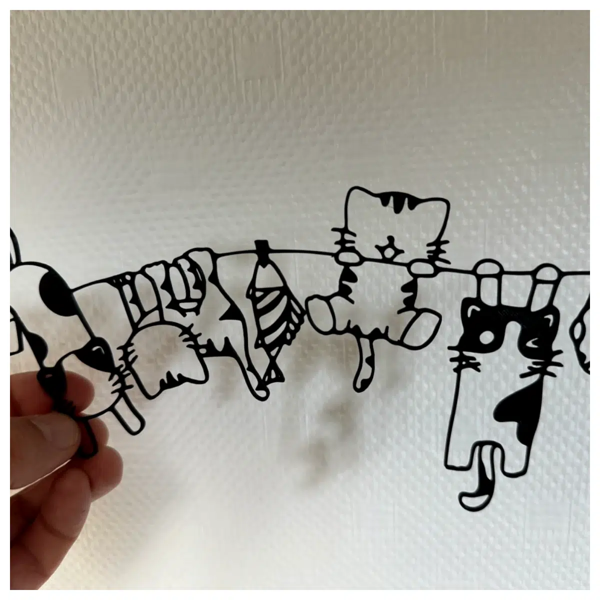 Clothesline Cat Toy Hanging Cat Play Accessory Cute Cat Decoration Outdoor Cat Toy Cat Rope Accessories