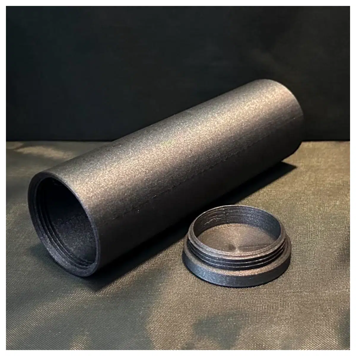 Large Thick Wall 50x150mm Flanged Can Industrial Storage Container Sealing Can Storage Tank