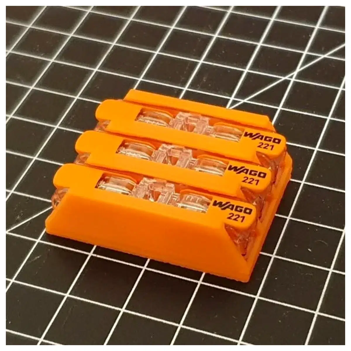 Wago 221 2411 3 Pole Connection Terminal Block Electrical Connector Wiring Accessories Panel Connection Smart Home