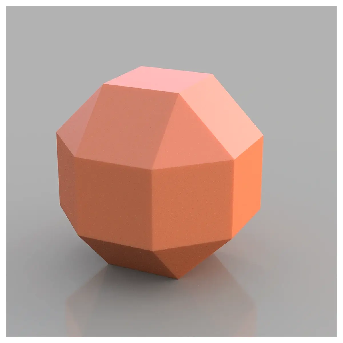 Low Poly Sphere Dodecahedron Model 3D Rendering Game Assets Optimization