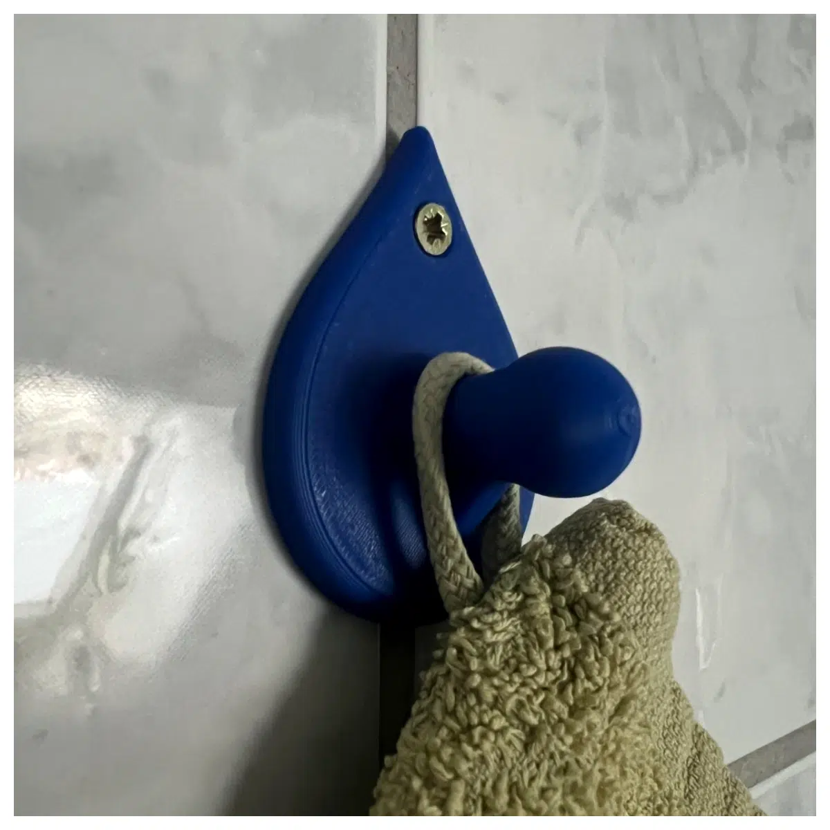 Raindrop Shape Towel Hooks Bathroom Wall Mounted Modern Minimalist Kitchen Towel Rack Hanging Storage Creative Towel Hook