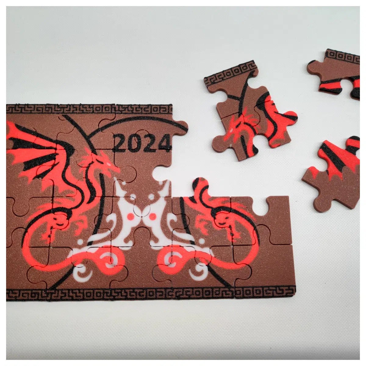 Puzzle Dragon Toy Kids Educational Puzzle Baby Cognitive Learning Parent Child Interactive Game Suitable for 0 6 Year Old Boys Girls