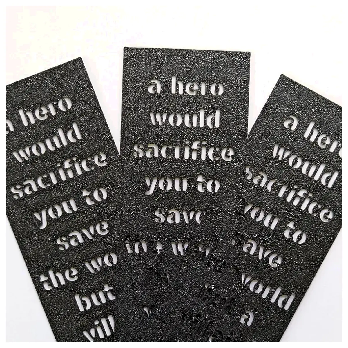 Hero Villain Bookmark Collectible Roleplay Comic Book Memorabilia Repair Parts