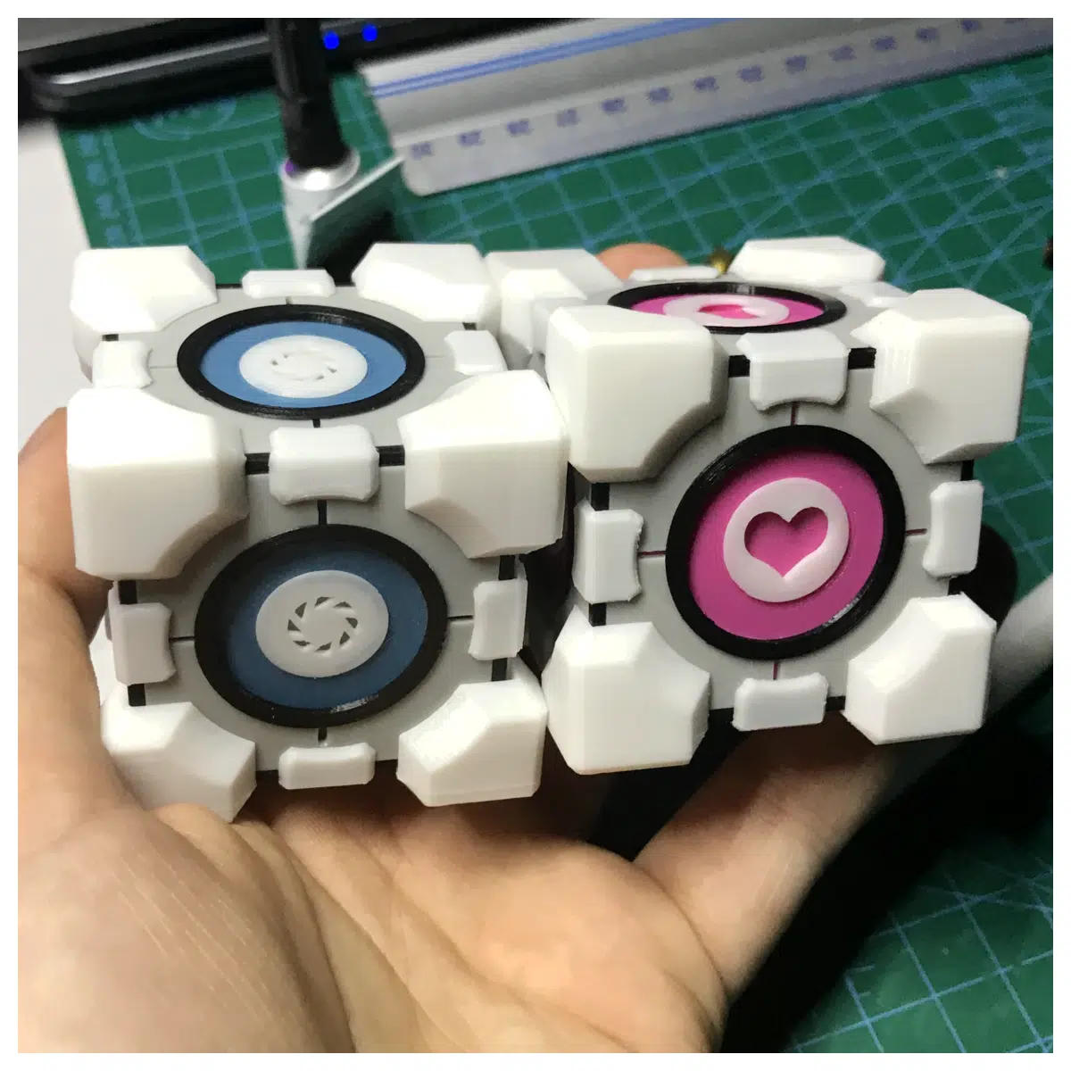 Portal Cube Editor Remastered 5048mm Reduced Game Accessories Model Building 3D Printing Parts