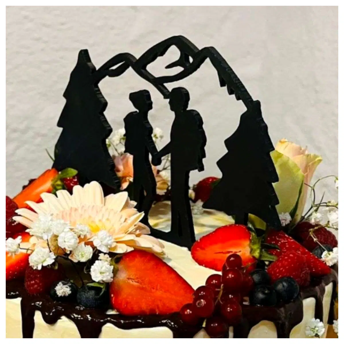 Wedding Cake Decorations Mountain Cakes Decorating Sweet Food Cake Art Custom Orders