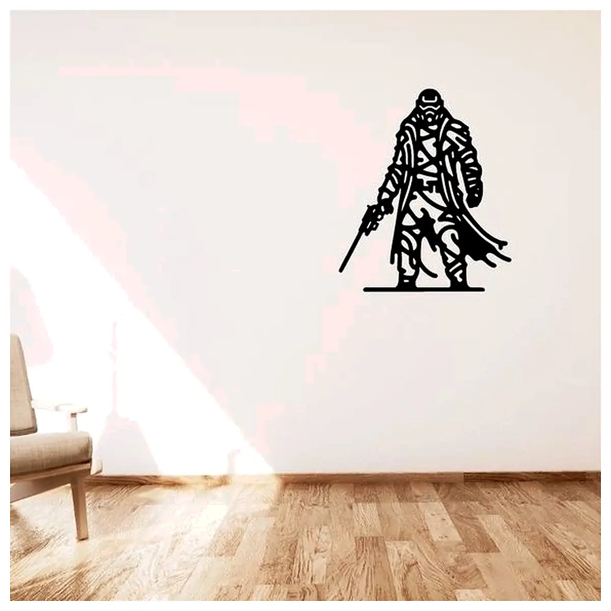Apocalyptic Soldier Wall Decor Tabletop Scene Setting War Models Art Props Decoration