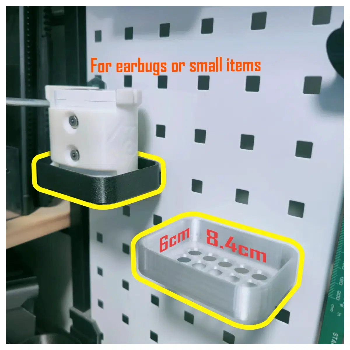 Earbud Holder 975mm Nailboard Small Accessory 6x84cm Hearing Protection Sleep Support Noise Reduction Aid