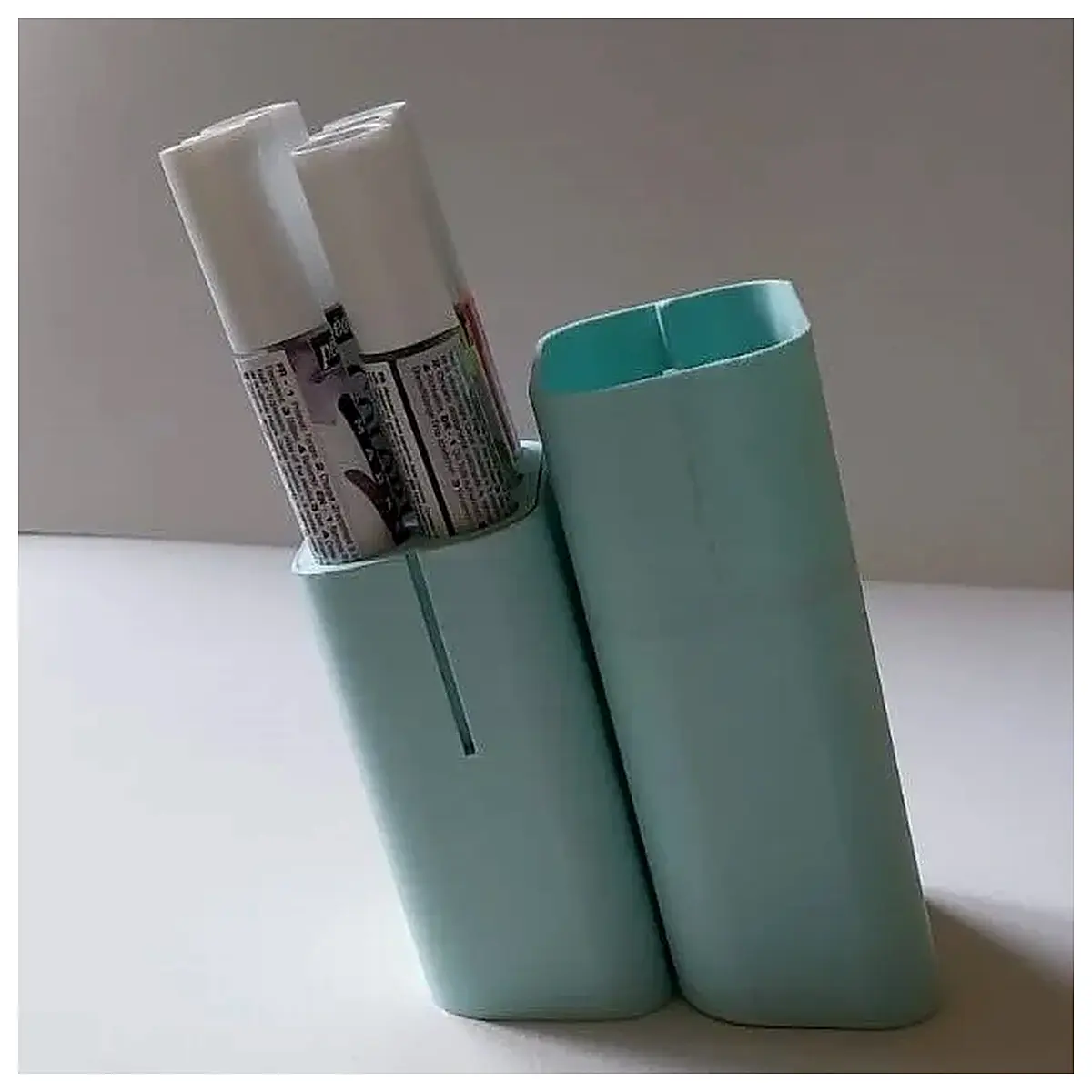 Transformable Pen Case Holder Cup Pen Organizer Travel Desk Supplies Creative Student Office