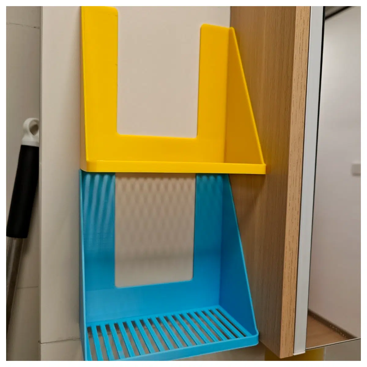 Wall Mounted Shelves Bathroom Kitchen Storage Rack Wall Mount Organizer Space Saving Hanging Shelves Home Storage