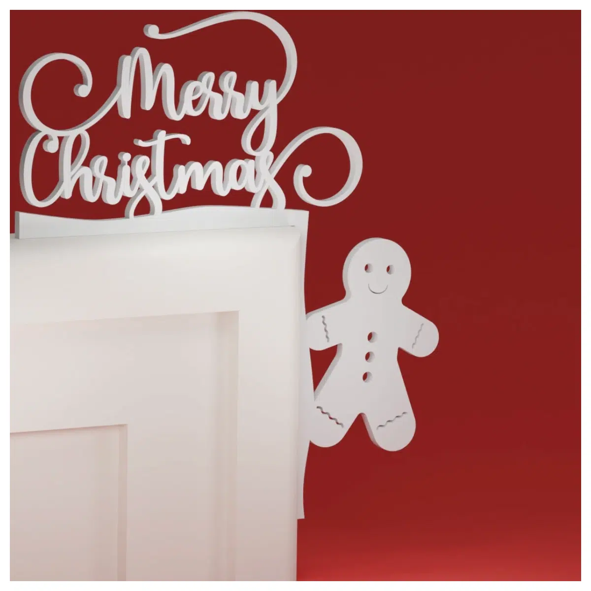 Portrait Figure Christmas Ornament Corner Decoration 12 Piece Set Christmas Decor Festive Ornament Holiday Decoration