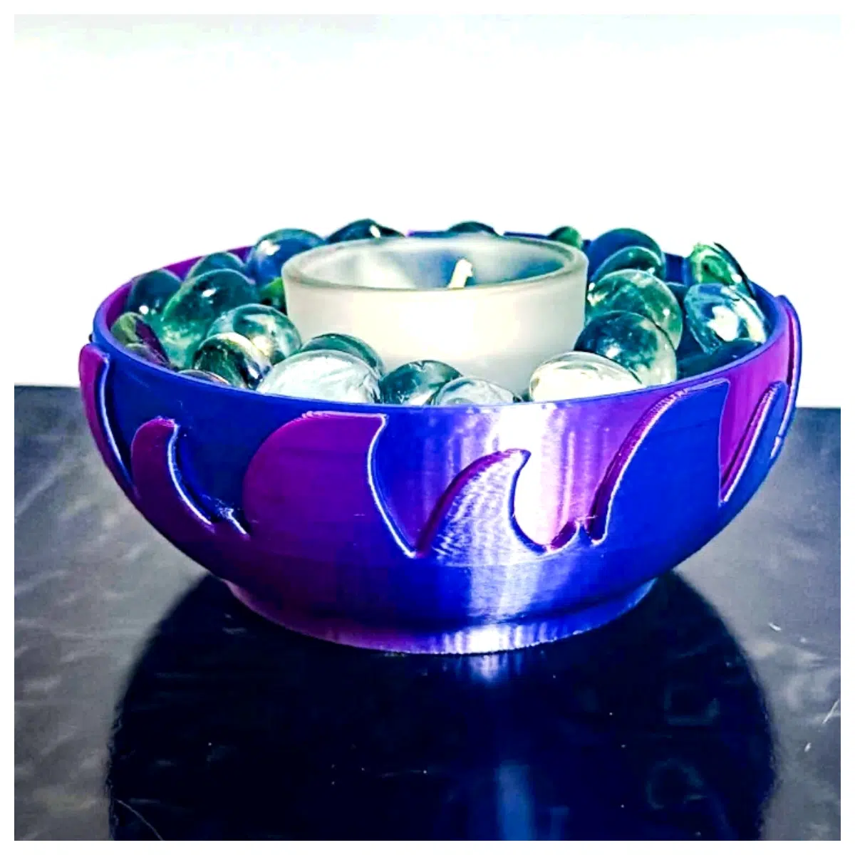 Ocean Wave Candle Holder Aroma Diffuser Bowl Creative Home Decor Decorative Item Romantic Atmosphere