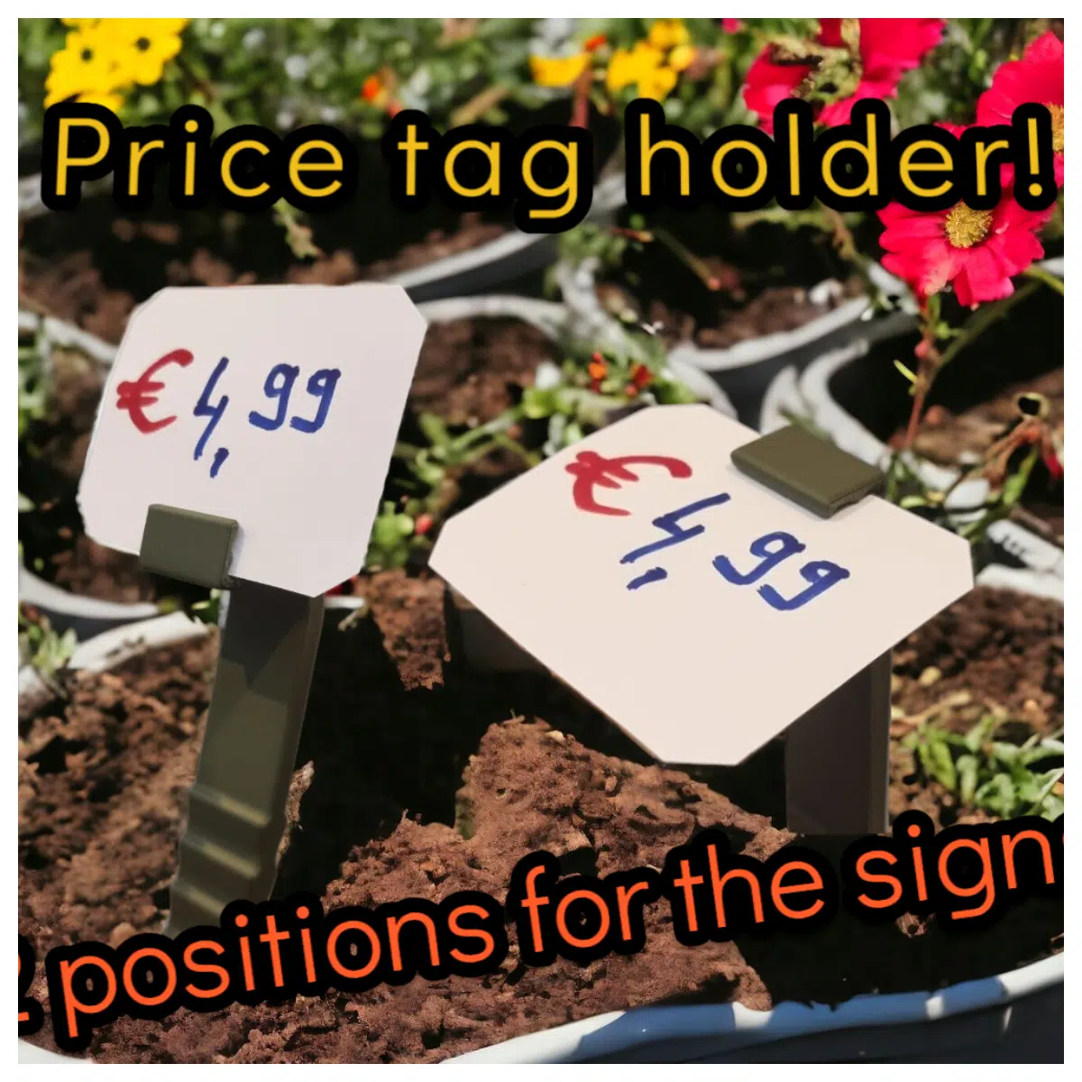 Price Label Display Stand Sign Holder Card Stand Promotion Display Rack Retail Store Shelving Price Display Advertising Stand Enhance Product Visibili