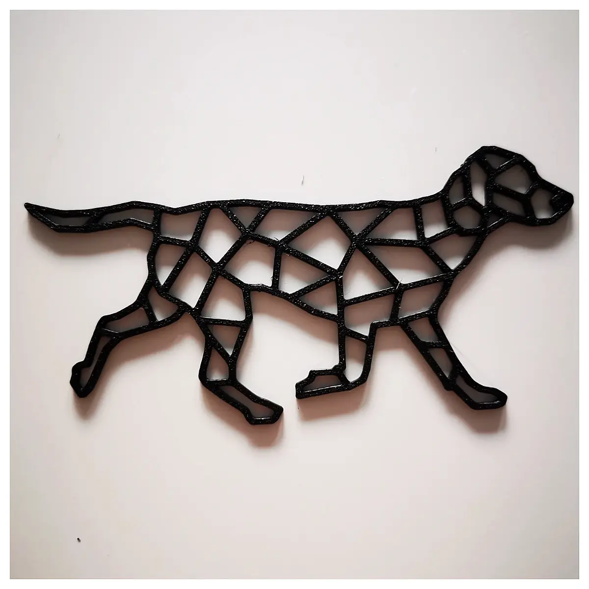 Running Dog Wall Art 2D Line Animal Design Geometric Wall Decor Modern Art Canvas Prints