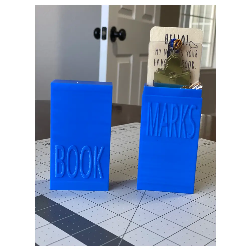 Bookmarks Holder Box 2 s Collection Box Bookmark Organizer Bookmarks Desk Storage