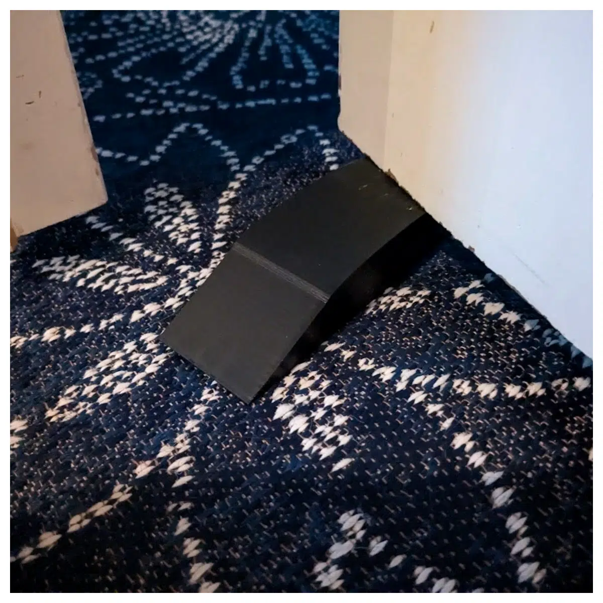 Cat Door Wedge Anti Slip Carpet Holder Automatic Closure Simple Pet Gate Push Indoor Cat Accessories