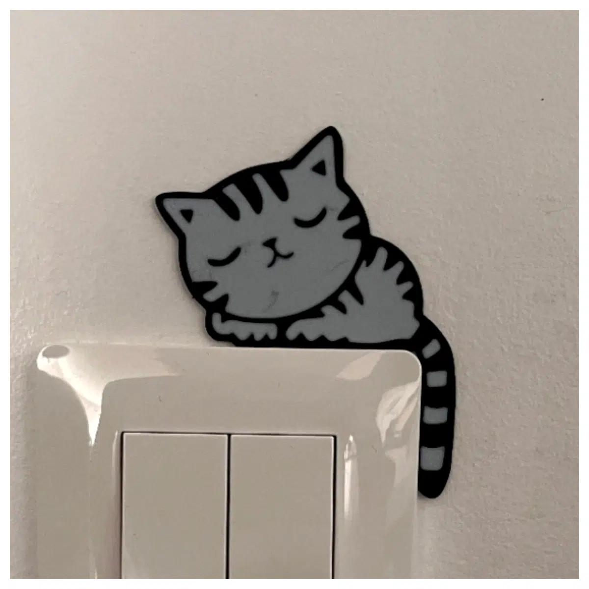 Cat Switch Plate Cover Cute Cat Outlet Cover Pet Decoration Home Decor Accessory Cat Switch Parts